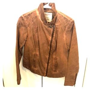 Anthropologie Vegan Leather Jacket - Size Small